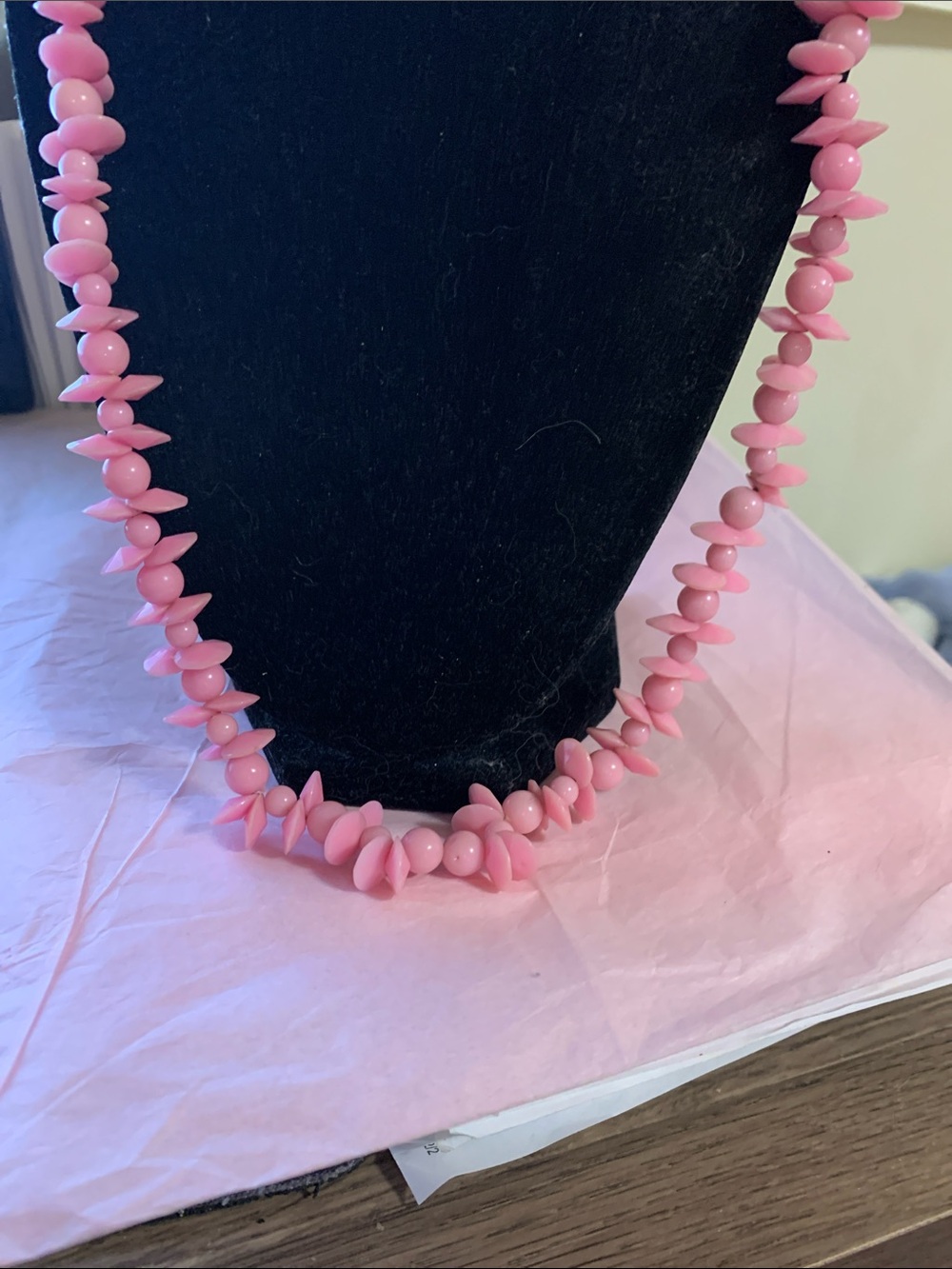 Pink Beaded Women's Necklace - Brand Unknown